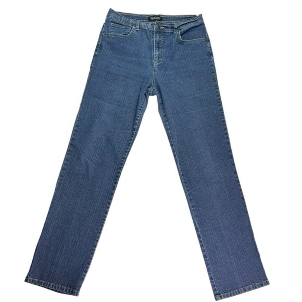 Unlisted by Kenneth Cole Jeans Womens High Rise Straight Leg‎ Denim Blue Jeans